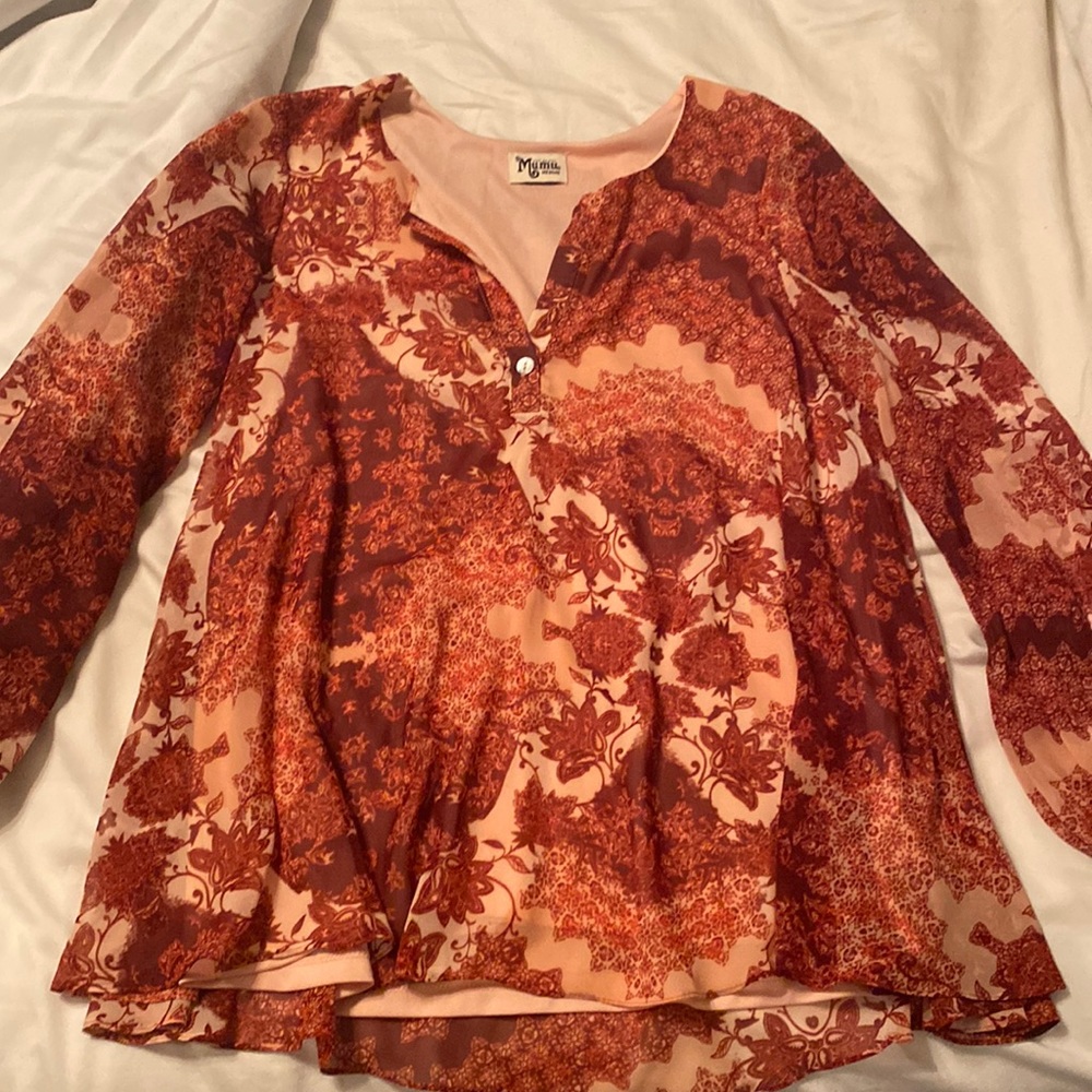 Show Me Your Mumu flowy shirt